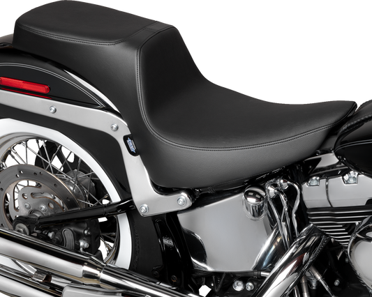 Drag Specialties Predator Smooth Seat for 2000-2017 Harley Softail FLST FXST