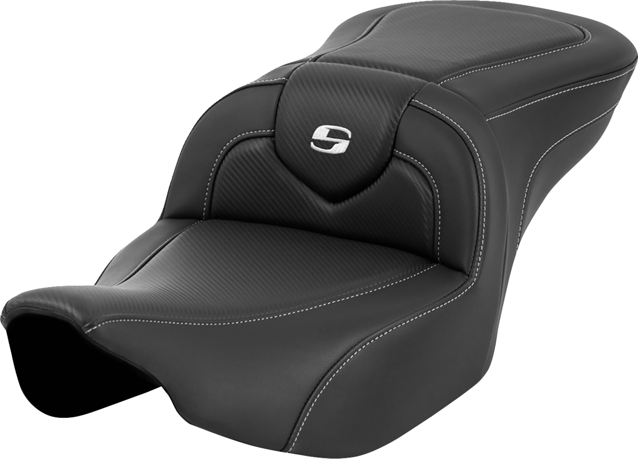 Saddlemen Roadsofa Carbon Fiber Gel Seat fits 2023-2025 Harley Touring FLHX FLTR