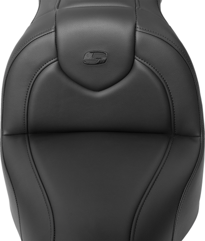 Saddlemen Roadsofa Black Stitch Gel Seat for 2018-2023 Harley Softail Breakout