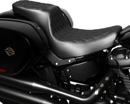 Drag Specialties Predator Diamond Seat fits 2018-2024 Harley Softail FXLRST FLSB