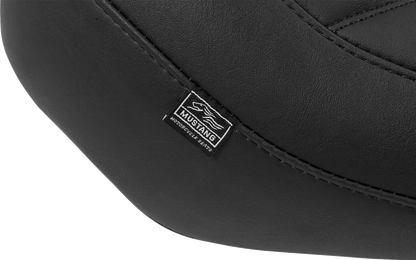 Mustang Wide Tripper Diamond Solo Seat fits 2023-2025 Harley Road Street Glide