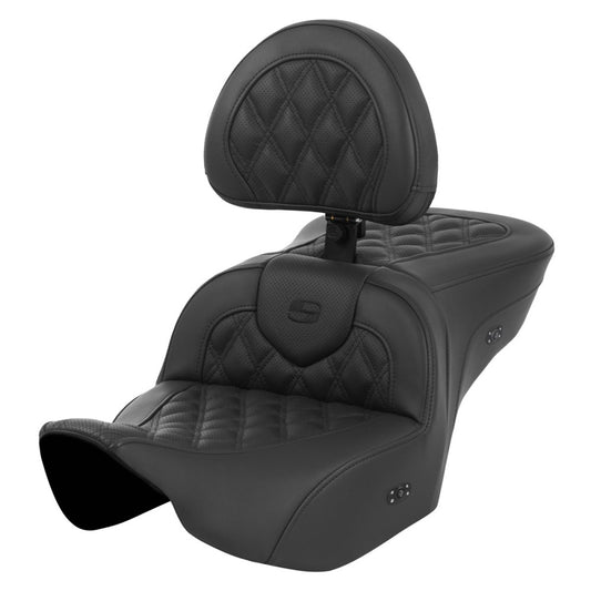 Saddlemen Roadsofa Heated Motorcycle Seat fits 2023-26 Harley Road Street Glide
