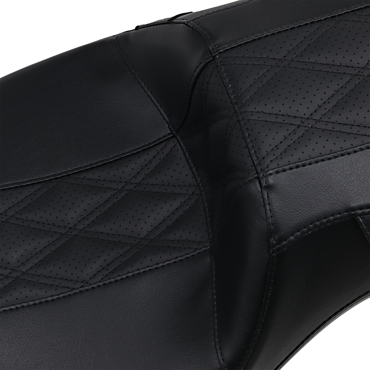 Le Pera Outcast Daddy Long Legs Diamond Inlay Seat fits 2008-2024 Harley Touring