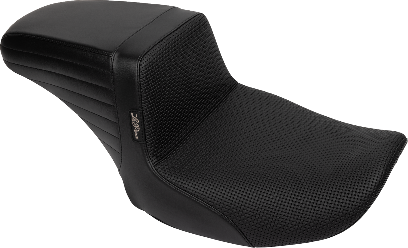 Le Pera Kickflip Basketweave Seat for 2023-2025 Harley Touring Road Street Glide