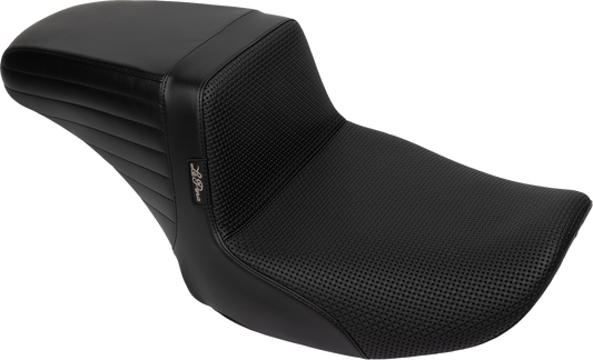 Le Pera Kickflip Basketweave Seat for 2023-2025 Harley Touring Road Street Glide