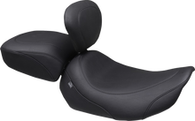 Mustang Wide Tripper Smooth Solo Seat & Backrest fits 2023-2026 Harley Touring