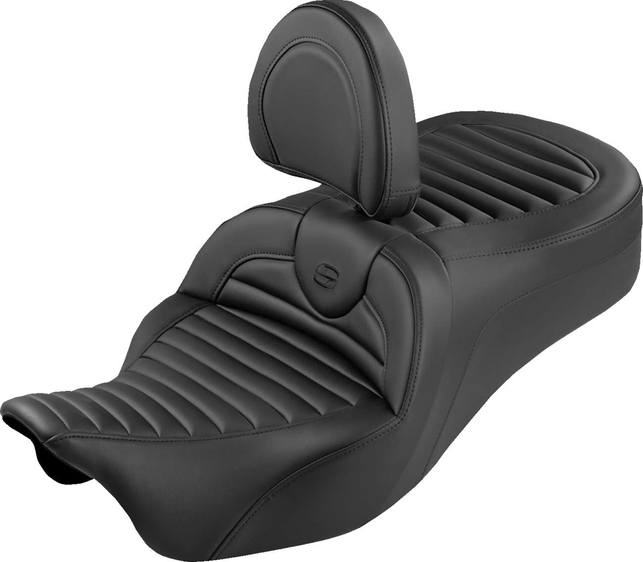 Saddlemen Roadsofa King Tuck n Roll Seat & Backrest for 2008-2025 Harley Touring