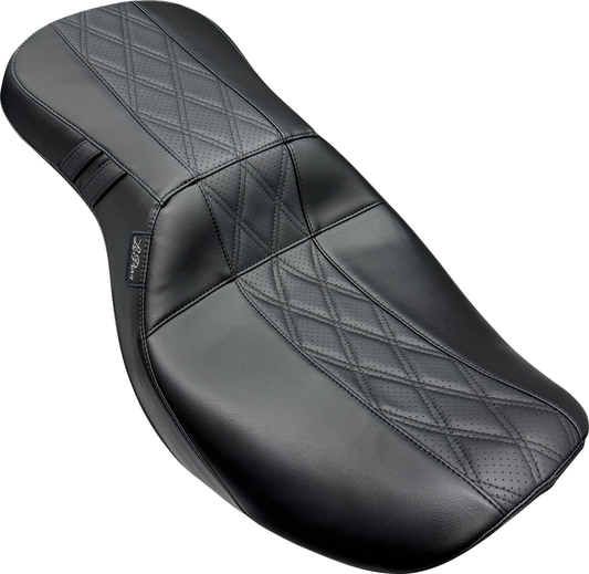 Le Pera Outcast GT2 Diamond Inlay Seat fits 2023-2025 Harley Touring FLHX FLTR