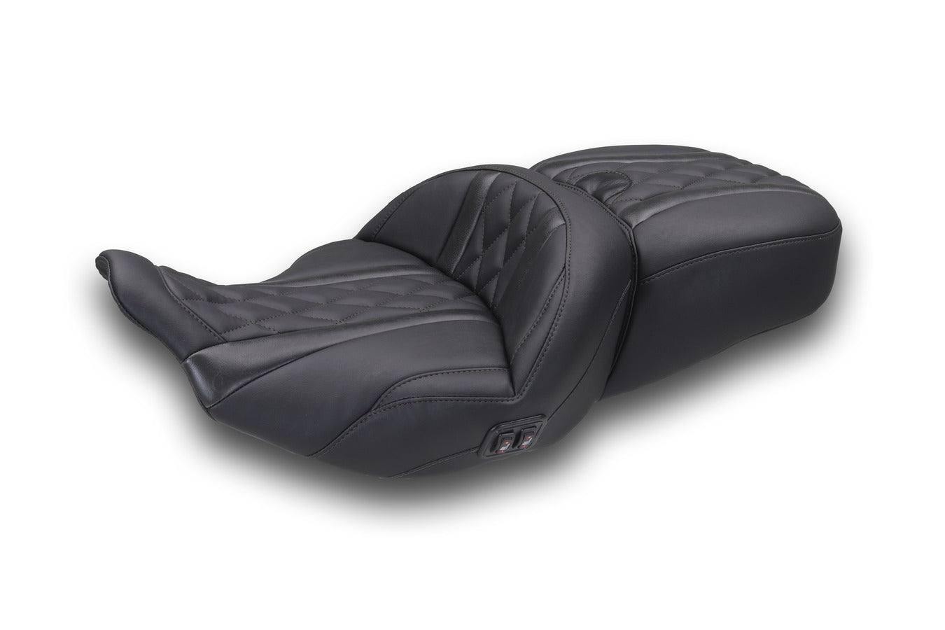 Mustang Super Tour Diamond Heated Seat for 2023-2026 Harley Road Street Glide