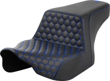 Saddlemen Step Up Blue Honeycomb Gelcore Seat fits 2023-2026 Harley Touring FLHX