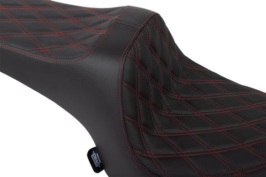 Drag Specialties Predator III Red Diamond Seat for 2020-2025 Indian Challenger
