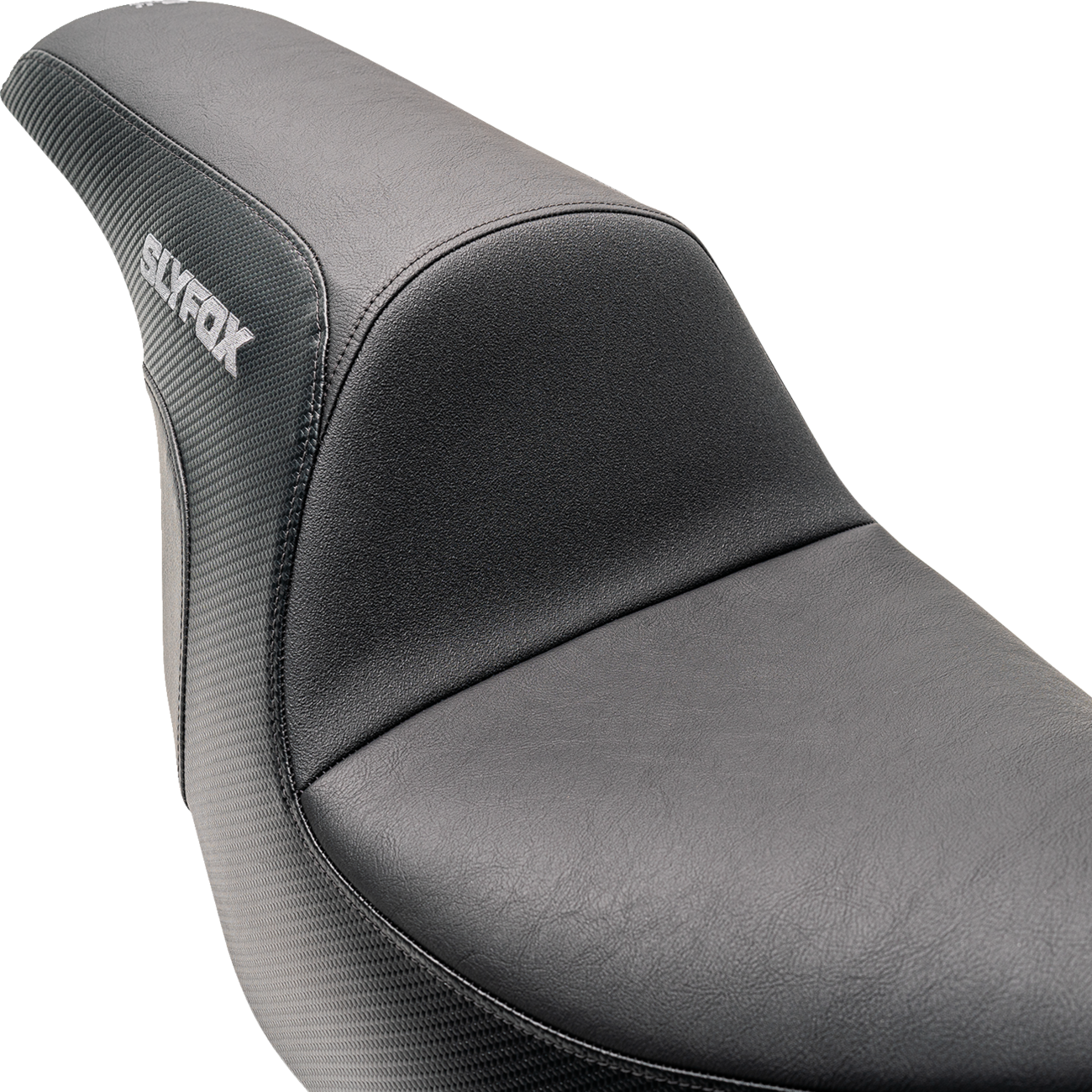 Slyfox Lowrider Smooth Carbon Fiber Seat fits 2018-2025 Harley Softail FXLR FLSB