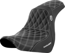 Saddlemen SDC Pro Series White Lattice Seat fits 2018-2026 Harley Low Rider FXLR