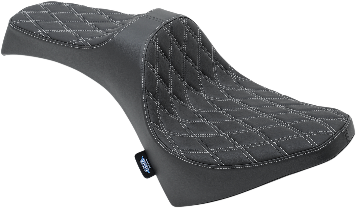 Drag Specialties Predator III  Silver Stitch Seat 2018-2024 Indian Scout Bobber