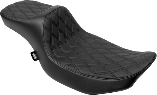 Drag Specialties Predator III Extended Diamond Seat for 2023-2025 Harley Touring