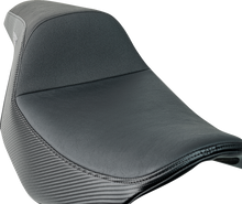 Slyfox Black Drifter Seat  w/ Gray Logo fits 2023-2026 Harley Touring Road Glide