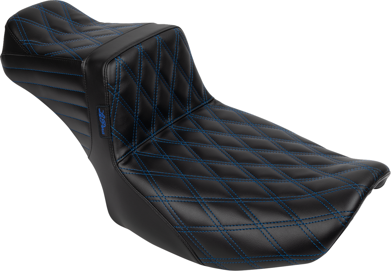 Le Pera Tailwhip Daddy Long Legs Blue Diamond Seat for 2023-2025 Harley Touring