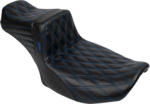 Le Pera Tailwhip Daddy Long Legs Blue Diamond Seat for 2023-2026 Harley Touring