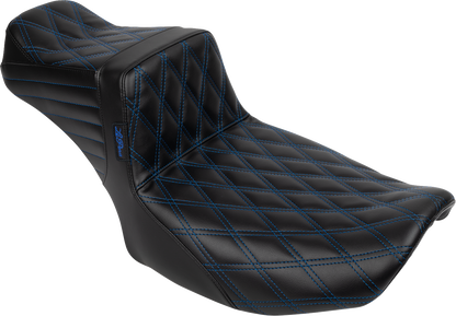 Le Pera Tailwhip Daddy Long Legs Blue Diamond Seat for 2023-2025 Harley Touring