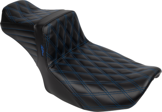 Le Pera Tailwhip Daddy Long Legs Blue Diamond Seat for 2023-2025 Harley Touring