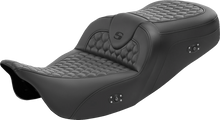 Saddlemen Roadsofa Honeycomb Heated Gel Seat for 2008-2025 Harley Touring Models