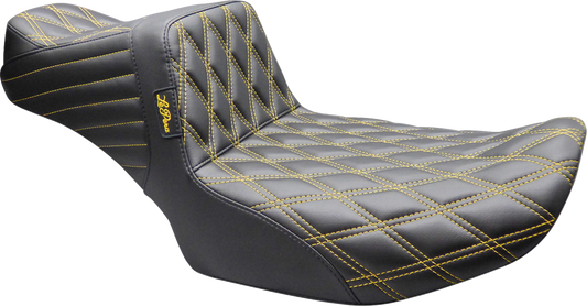 Le Pera Tailwhip Daddy Long Legs Gold Diamond Seat fits 2023-2026 Harley Touring