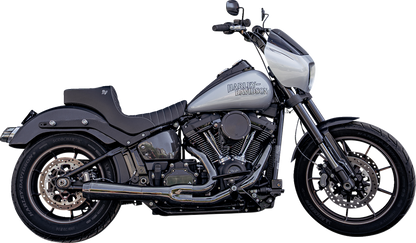 Slyfox Chariot Silver Classic Seat for 2018-2026 Harley Softail Low Rider FLSB