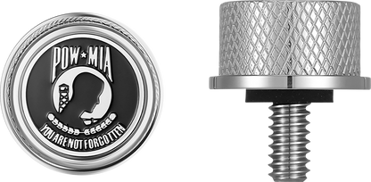 Figurati Designs Pow Mia Seat Mounting Knob fits 1965-2022 Harley Touring Models