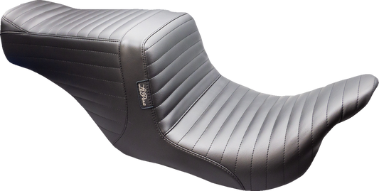 Le Pera Tailwhip Up Front Pleated Seat fits 2008-2024 Harley Touring LKU-587PT