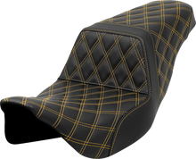 Saddlemen Step Up Gold Full Lattice Gelcore Seat fits 2008-2025 Harley Touring