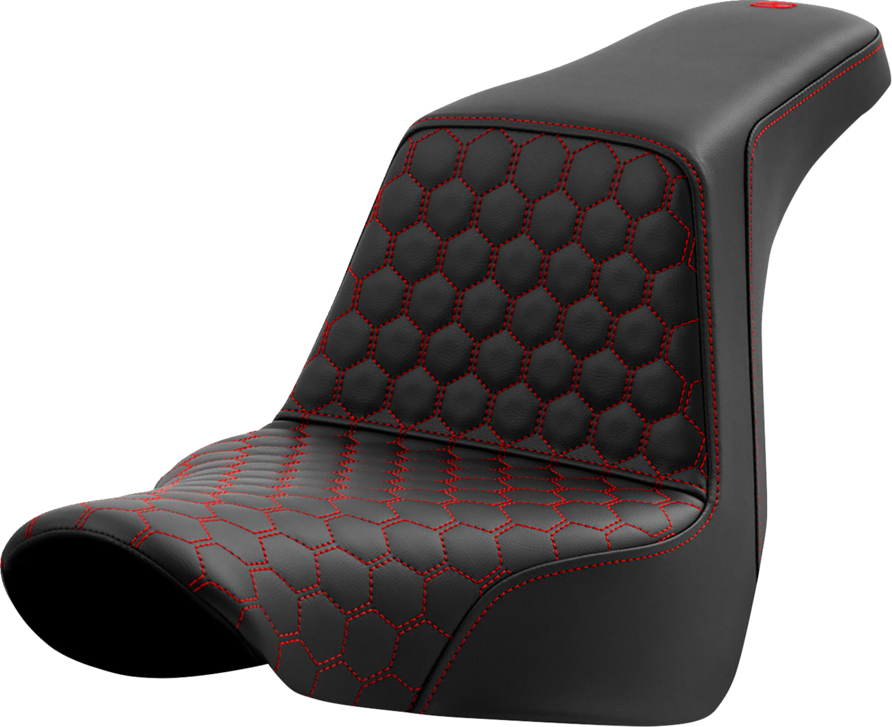 Saddlemen Step Up Red Honeycomb Gel Seat fits 2018-2025 Harley Softail FXLR FLSB