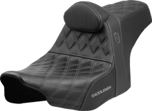 Saddlemen SDC Pro Series Gray Lattice Seat & Backrest for 2023-26 Harley Touring