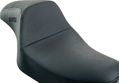 Slyfox Drifter Carbon Fiber Seat fits 2004-22 Harley Sportster Forty-Eight Iron