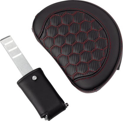 Saddlemen Roadsofa Red Honeycomb Gel Seat & Backrest 2008-2025 Harley Touring