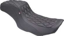 Mustang Squareback Black Diamond Stitch Seat for 2023-2026 Harley Touring FLHX