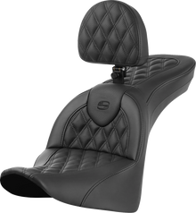 Saddlemen Roadsofa Lattice Seat & Backrest 2018-2026 Harley Softail FLHC FLSL