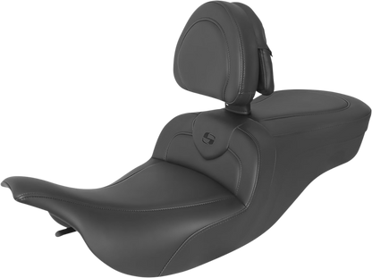 Saddlemen RoadSofa 2-Up Seat W/ Backrest fits 1997-2007 Harley Touring Models