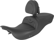 Saddlemen Heated Roadsofa Seat W/ Backrest for 1997- 07 Harley Touring Electra