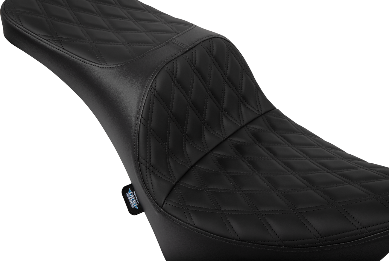 Drag Specialties Freedom Solar Diamond Seat fits 2018-2025 Harley Softail M8