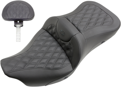 Saddlemen Roadsofa Heated Seat with Backrest for 2009-2023 Harley Tri Glide