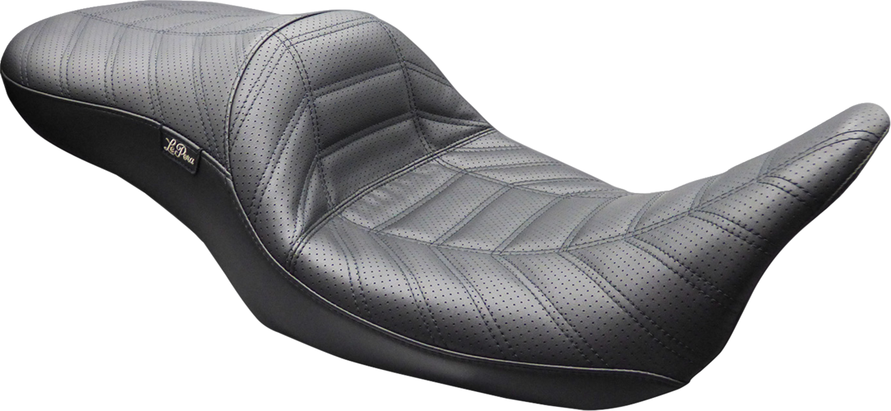 Le Pera Maverick Indy Stitch Seat fits 2023-2026 Harley Road Street Glide M8