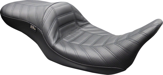 Le Pera Maverick Indy Stitch Seat fits 2023-2026 Harley Road Street Glide M8