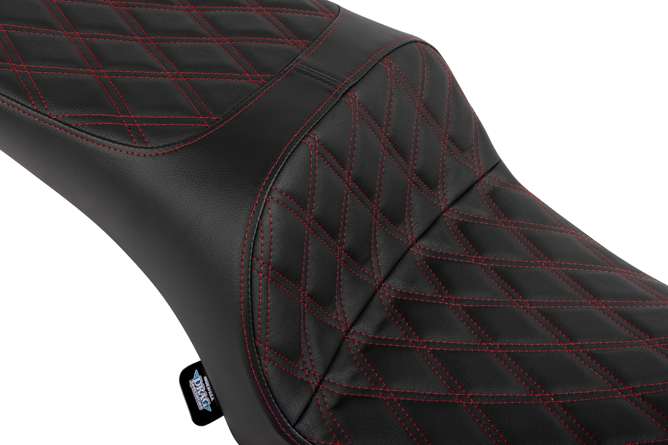 Drag Specialties Freedom Red Diamond Seat fits 20-25 Indian Challenger Chieftain