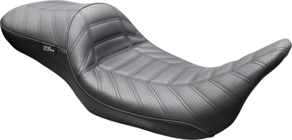 Le Pera Maverick Daddy Long Legs Indy Stitch Seat fits 2008-2025 Harley Touring