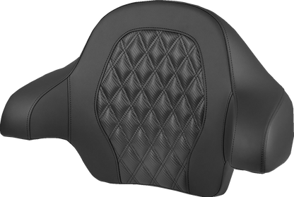 Saddlemen Carbon Lattice Tour Pak Passenger Backrest Pad 2014-25 Harley Touring