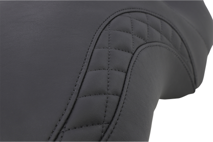 Mustang Tripper Fastback Seat for 2008-2024 Harley Touring w/ PYO Razorback Tank