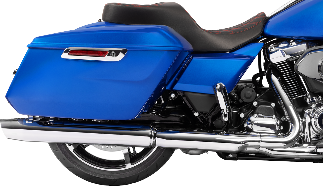 Drag Specialties Freedom Forward Red Diamond Seat fits 2023-2025 Harley Touring