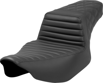 Saddlemen Step Up Tuck n Roll Lattice Gelcore Seat fits 2023-2026 Harley Touring