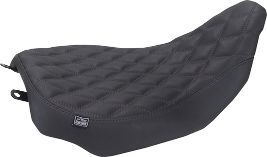Mustang Runaround Black Diamond Solo Seat for 2023-2026 Harley Road Street Glide