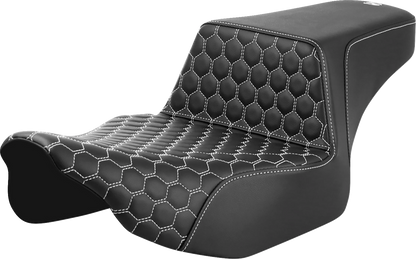 Saddlemen Step Up White Honeycomb Extended Gel Seat for 2023-2026 Harley Touring
